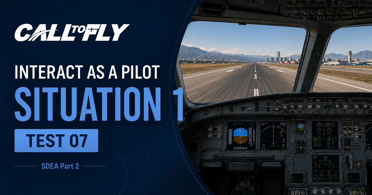 Cockpit em corrida de decolagem em Santiago com indicação de unreliable airspeed no exercício Interact as a Pilot – Situation 1