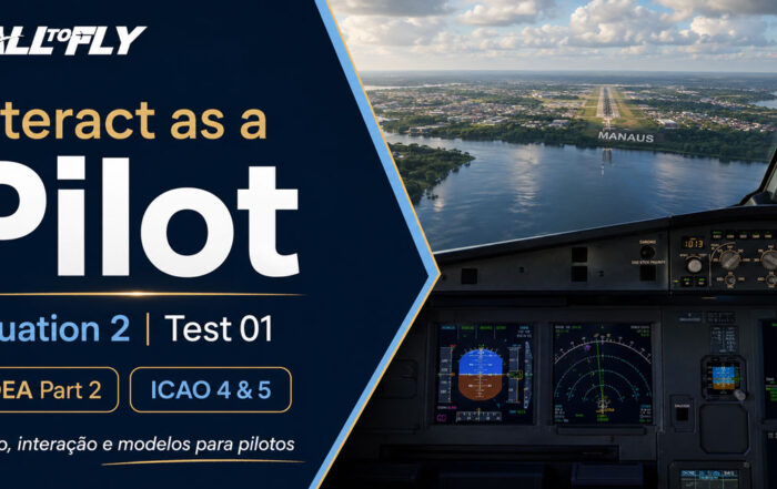 Cockpit sobre Manaus no exercício Interact as a Pilot – Situation 2