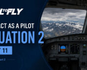 Cockpit em holding sobre os Andes próximo a Santiago com severe turbulence no exercício Interact as a Pilot – Situation 2