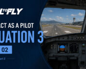Cockpit na pista em Vitória com assistência médica no exercício Interact as a Pilot – Situation 3