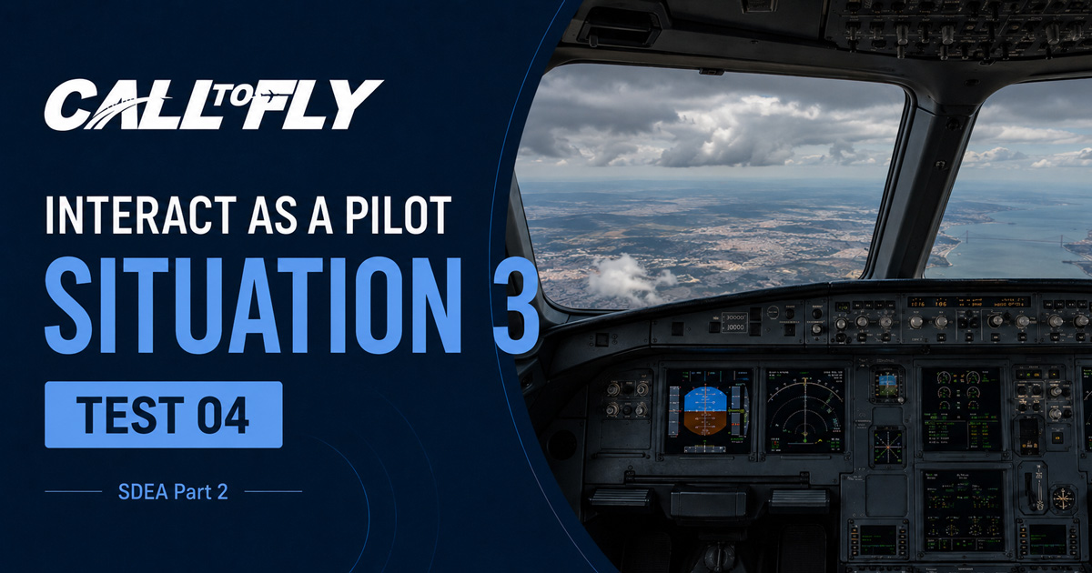 Cockpit em voo com turbulência sobre Lisboa no exercício Interact as a Pilot – Situation 3